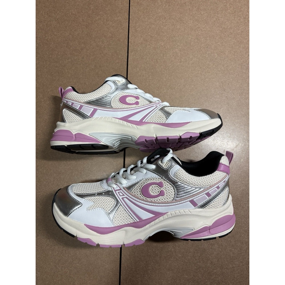 Coach Mesh Sneakers Fuchsia Multi sz 10W 8.5M